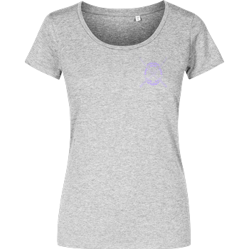 Nyalina - Kunai purple Damenshirt heather grey