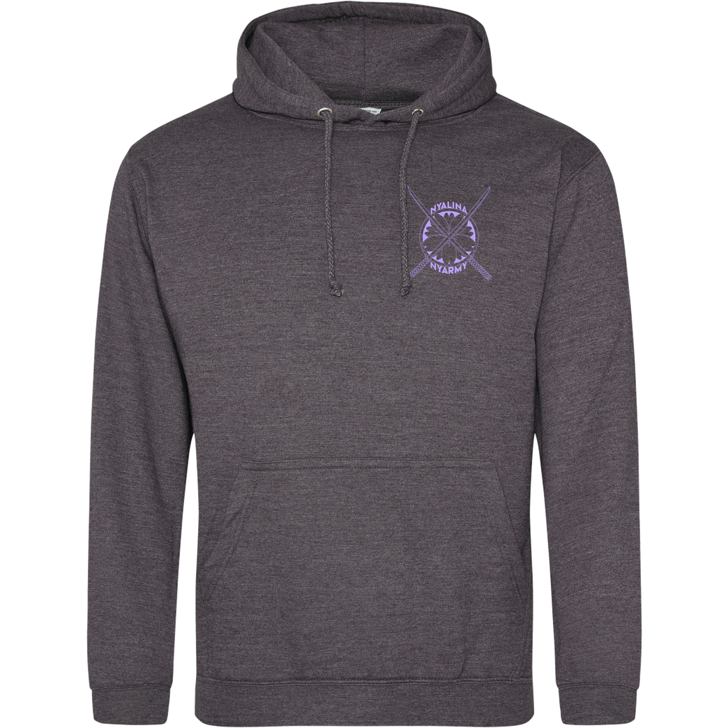 Nyalina Nyalina - Kunai purple Sweatshirt JH Hoodie - Dark heather grey