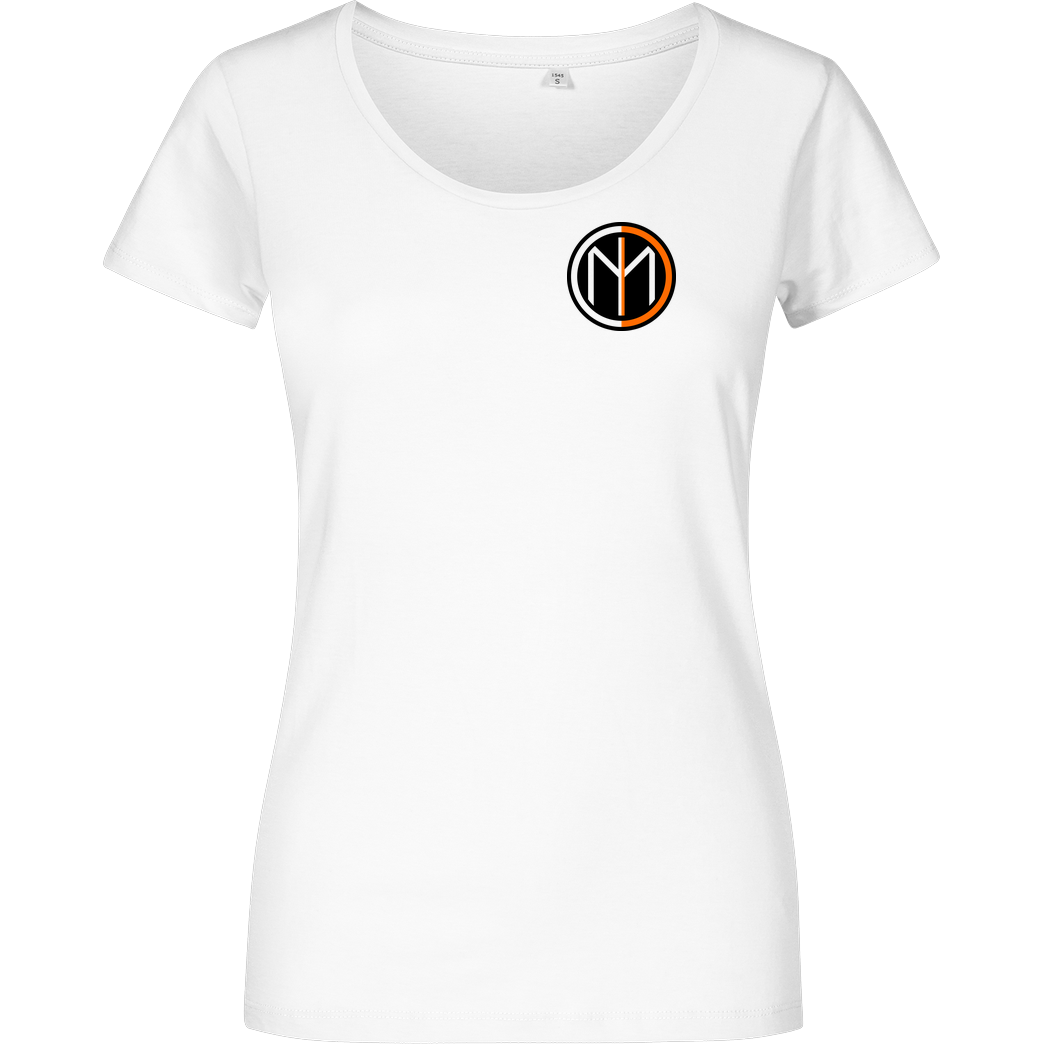 Omid O - Logo T-Shirt Damenshirt weiss