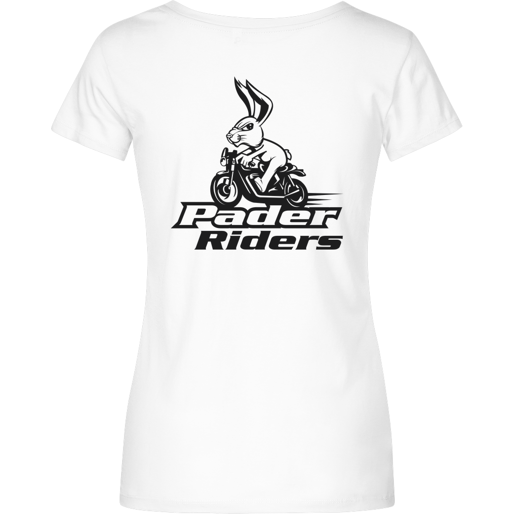 PaderRiders PaderRiders - Bunny T-Shirt Damenshirt weiss