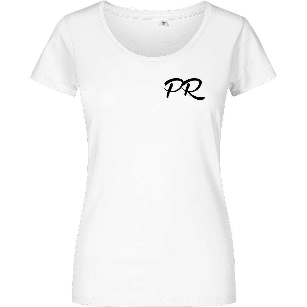 PaderRiders PaderRiders - PR Script Logo T-Shirt Damenshirt weiss