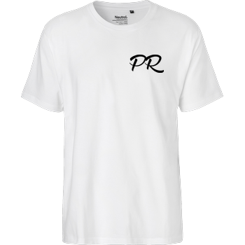 PaderRiders - PR Script Logo Fairtrade T-Shirt - weiß