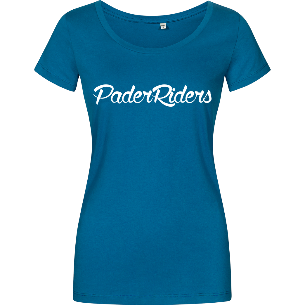 PaderRiders PaderRiders - Script Logo T-Shirt Damenshirt petrol