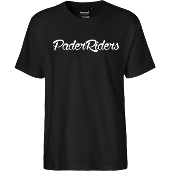 PaderRiders - Script Logo Fairtrade T-Shirt - schwarz