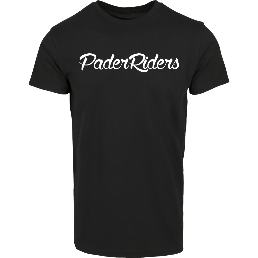 PaderRiders PaderRiders - Script Logo T-Shirt Hausmarke T-Shirt  - Schwarz