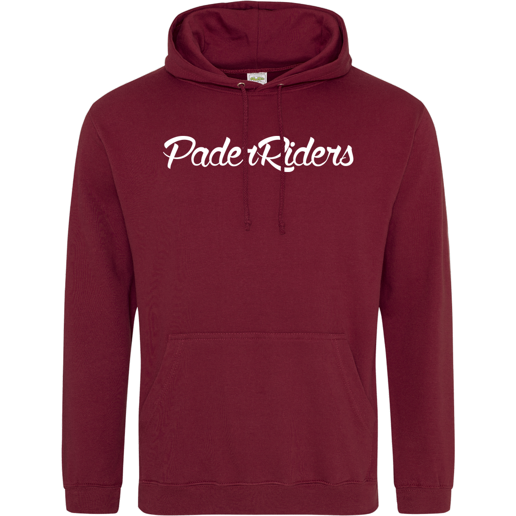 PaderRiders PaderRiders - Script Logo Sweatshirt JH Hoodie - Bordeaux