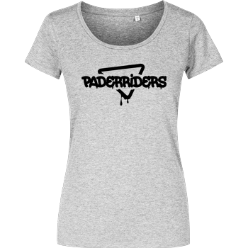 PaderRiders - Triangle Damenshirt heather grey
