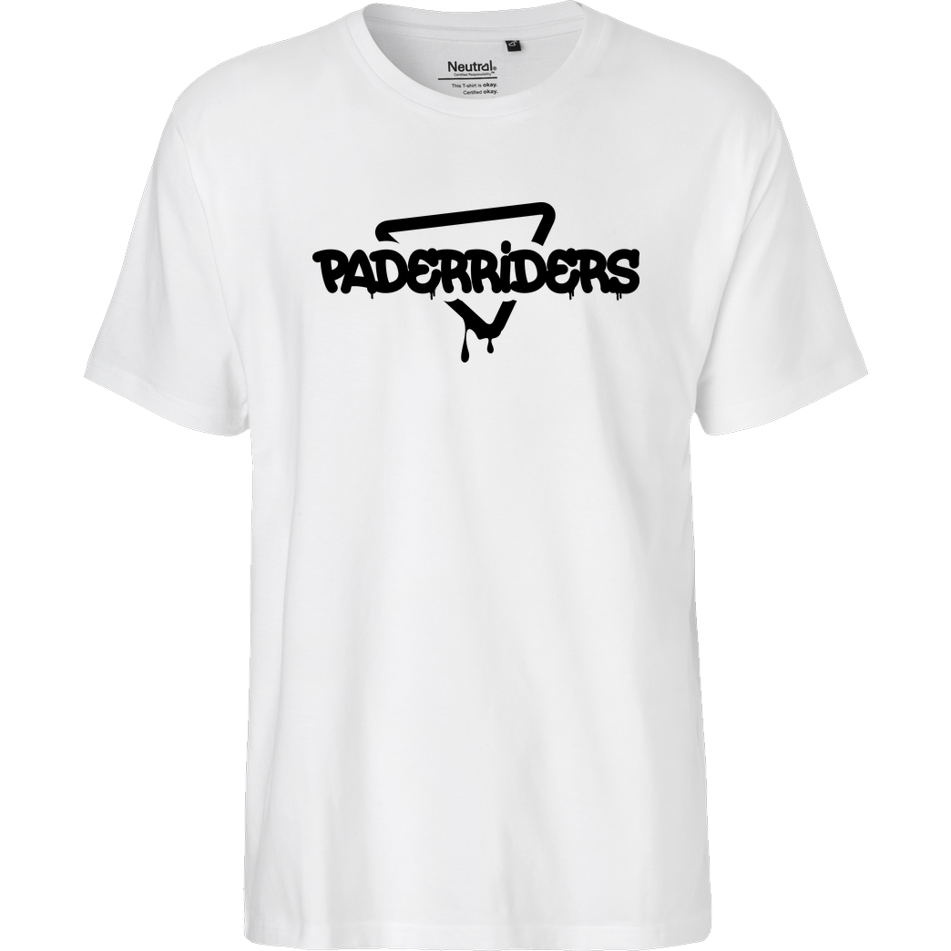 PaderRiders PaderRiders - Triangle T-Shirt Fairtrade T-Shirt - weiß