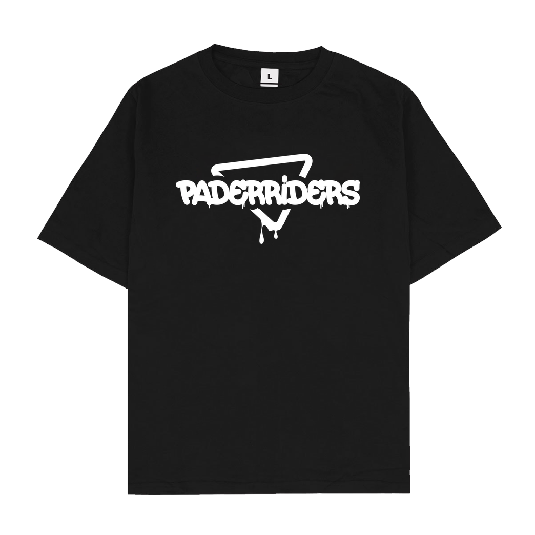 PaderRiders PaderRiders - Triangle T-Shirt Oversize T-Shirt - Schwarz