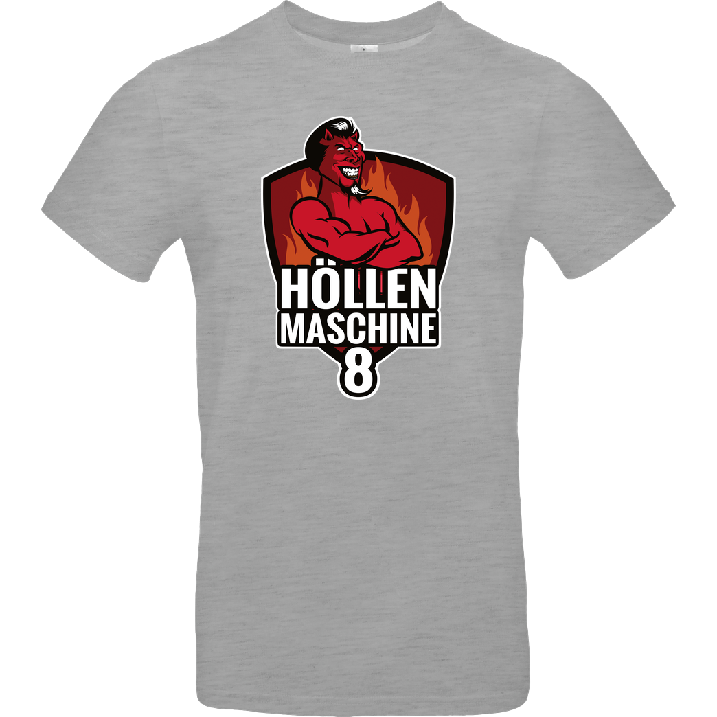 None PC-Welt - Höllenmaschine 8 T-Shirt B&C EXACT 190 - heather grey