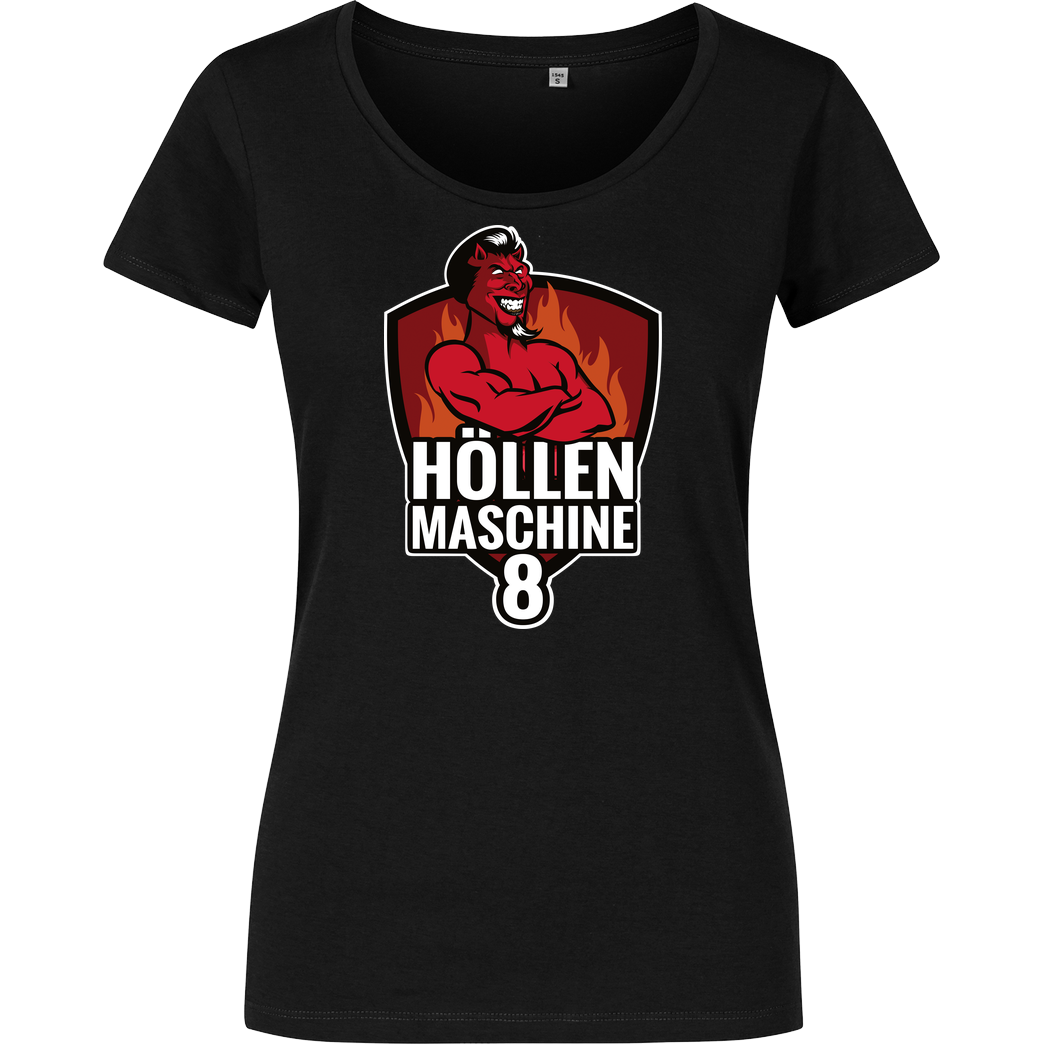 None PC-Welt - Höllenmaschine 8 T-Shirt Damenshirt schwarz