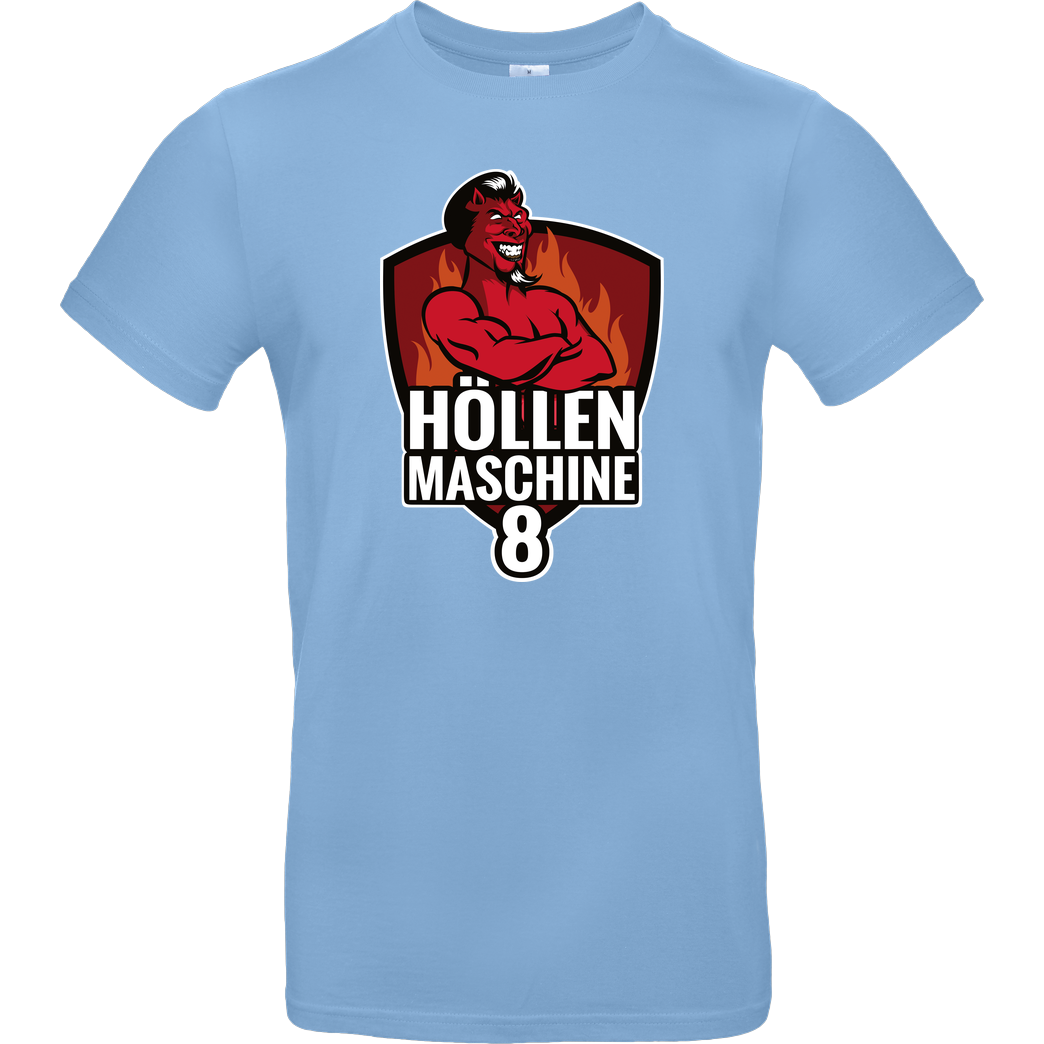 None PC-Welt - Höllenmaschine 8 T-Shirt B&C EXACT 190 - Hellblau