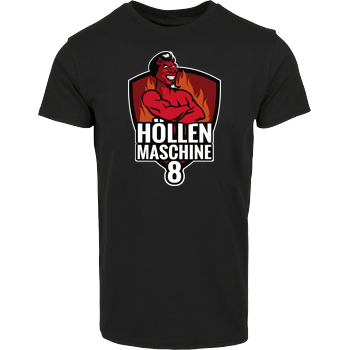 PC-Welt - Höllenmaschine 8 Hausmarke T-Shirt  - Schwarz