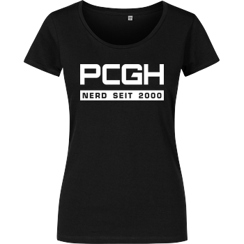 PCGH - Nerd since 2000 Damenshirt schwarz