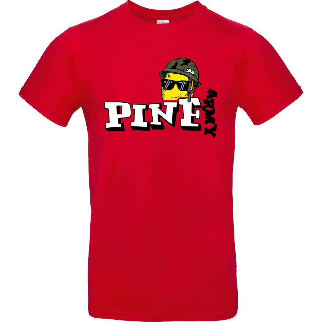 Pine Pine - Army T-Shirt B&C EXACT 190 - Rot