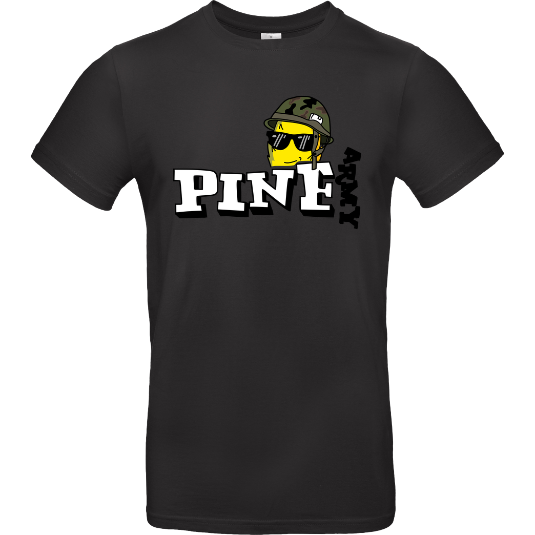 Pine Pine - Army T-Shirt B&C EXACT 190 - Schwarz