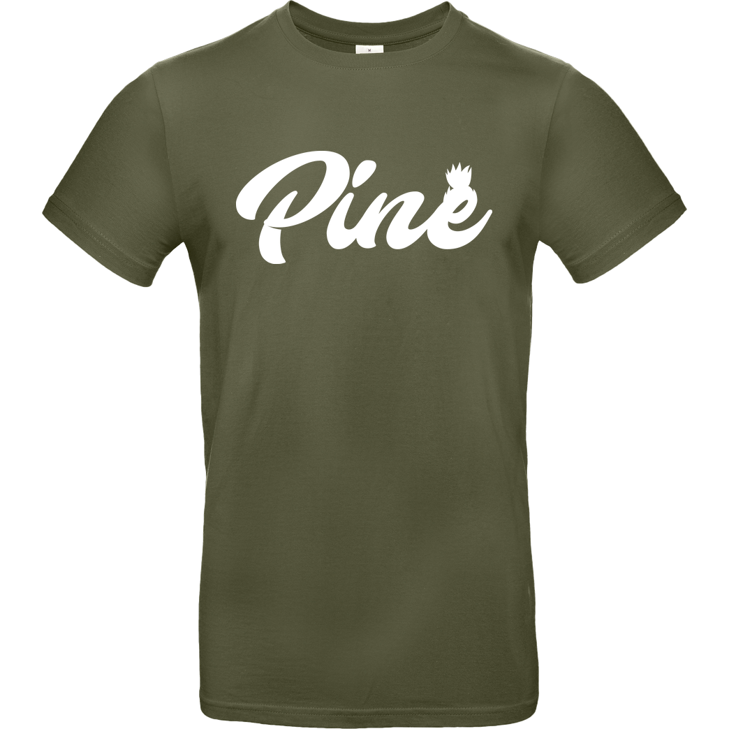 Pine Pine - Logo T-Shirt B&C EXACT 190 - Khaki