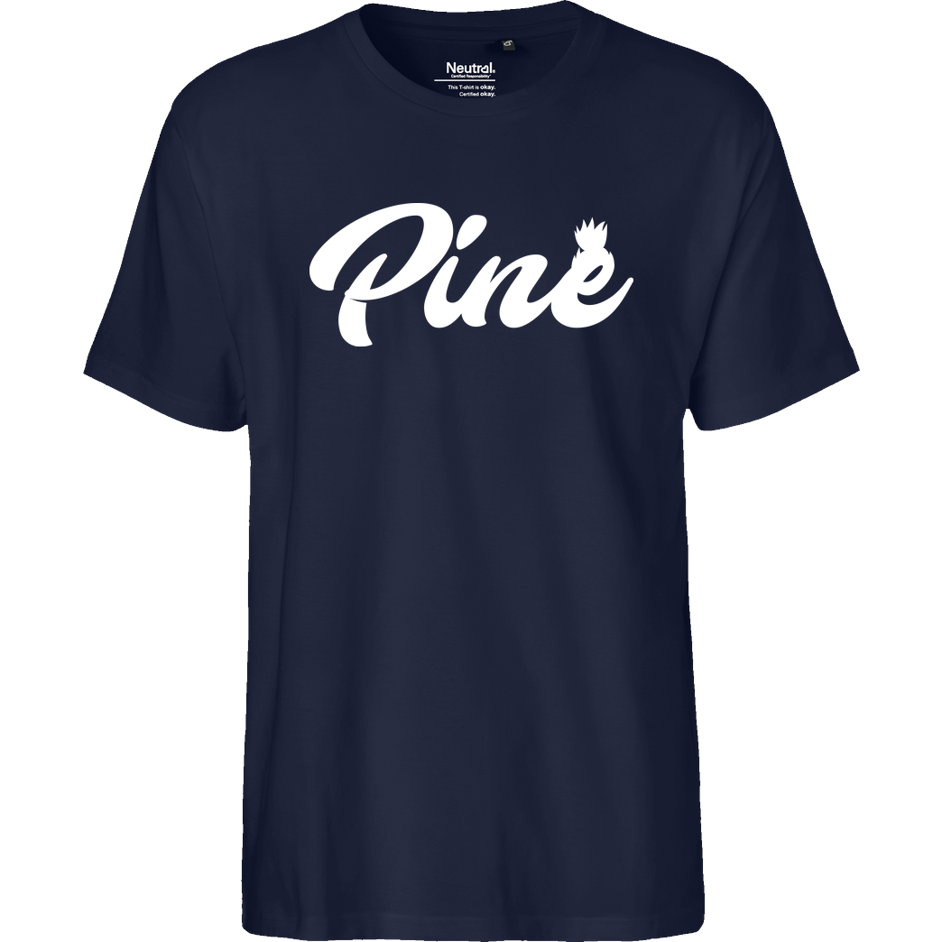 Pine Pine - Logo T-Shirt Fairtrade T-Shirt - navy