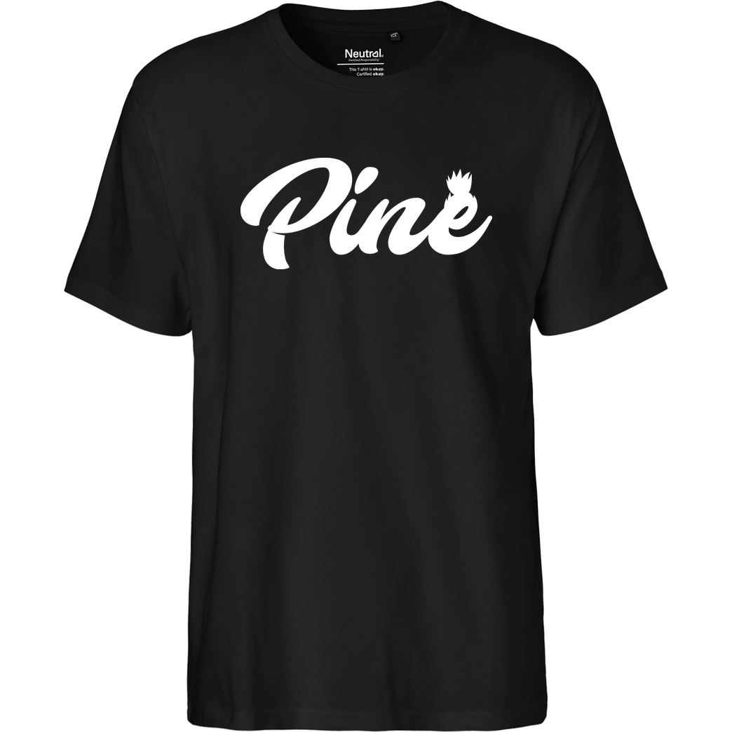 Pine Pine - Logo T-Shirt Fairtrade T-Shirt - schwarz