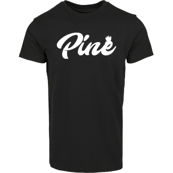 Pine - Logo Hausmarke T-Shirt  - Schwarz