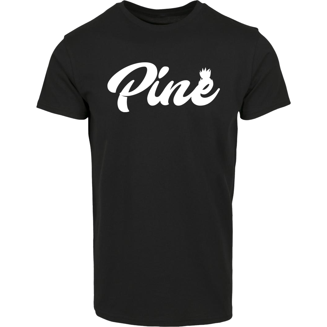 Pine Pine - Logo T-Shirt Hausmarke T-Shirt  - Schwarz