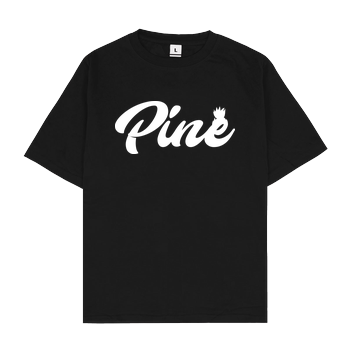 Pine - Logo Oversize T-Shirt - Schwarz