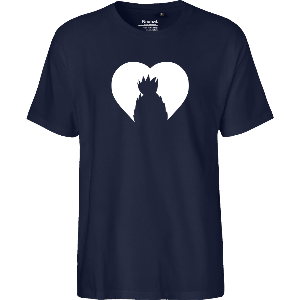 Pine Pine - Pine Love T-Shirt Fairtrade T-Shirt - navy