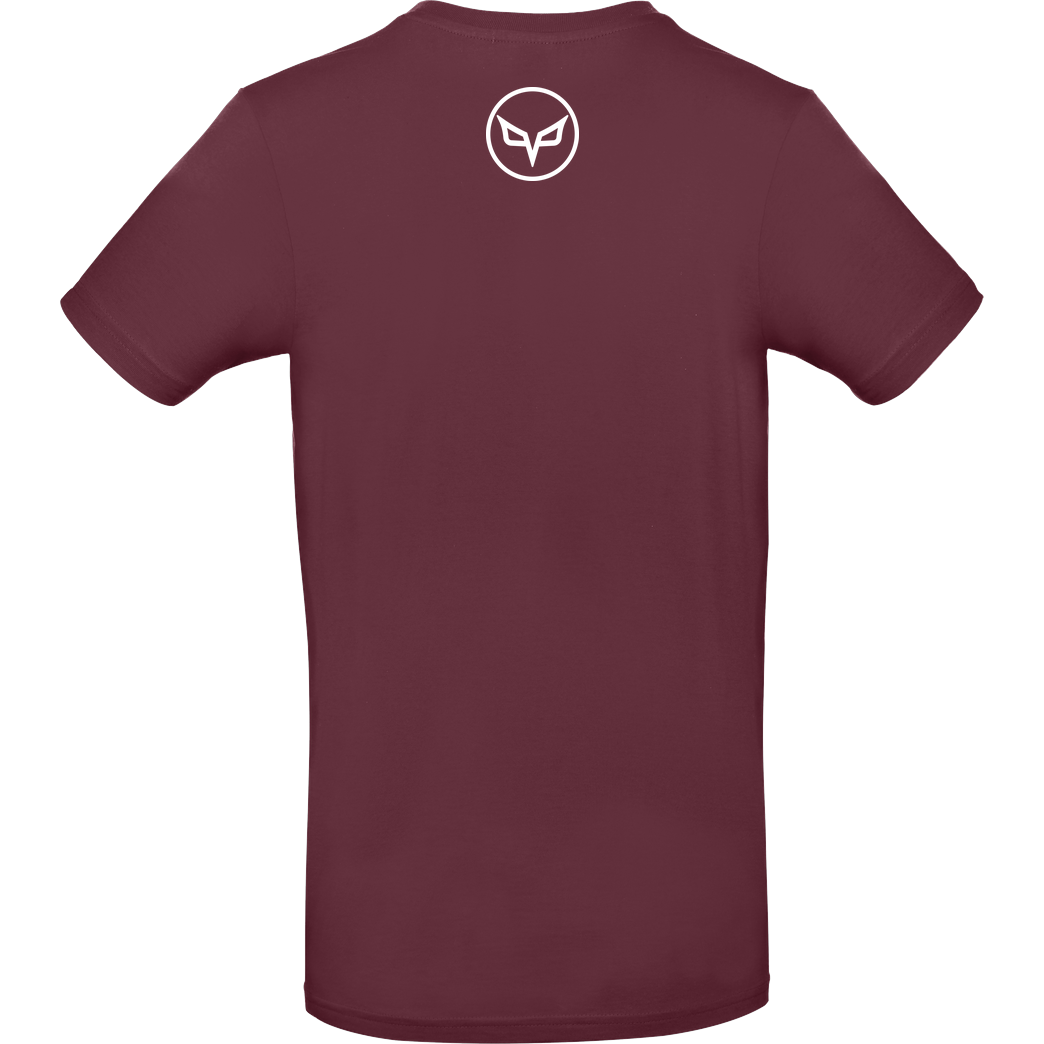 PvP PVP - Circle Logo Large T-Shirt B&C EXACT 190 - Bordeaux