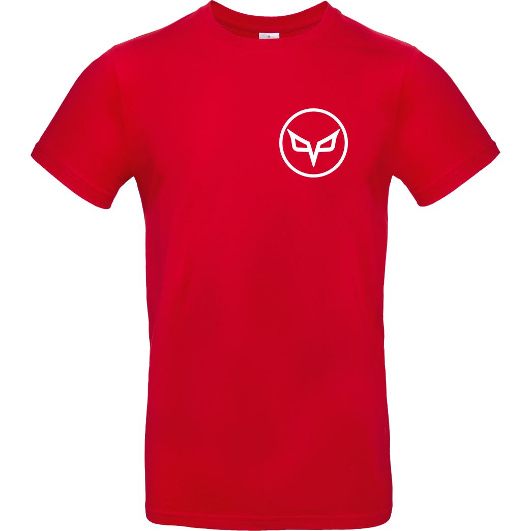 PvP PVP - Circle Logo Small T-Shirt B&C EXACT 190 - Rot