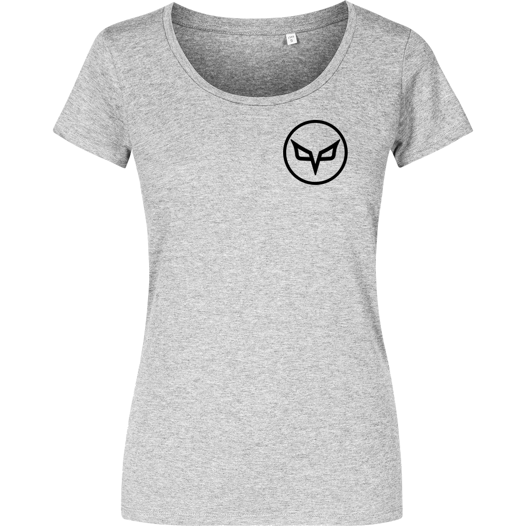 PvP PVP - Circle Logo Small T-Shirt Damenshirt heather grey