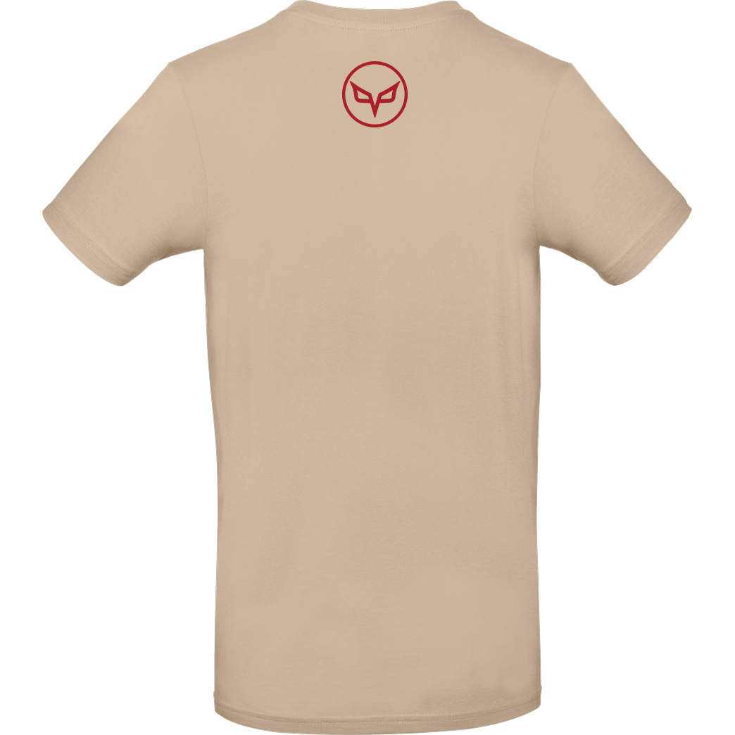 PvP PVP - Trollface T-Shirt B&C EXACT 190 - Sand