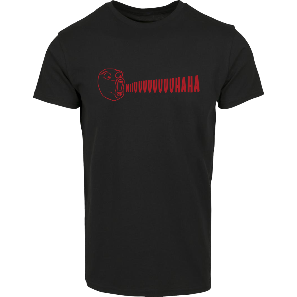 PvP PVP - Trollface T-Shirt Hausmarke T-Shirt  - Schwarz