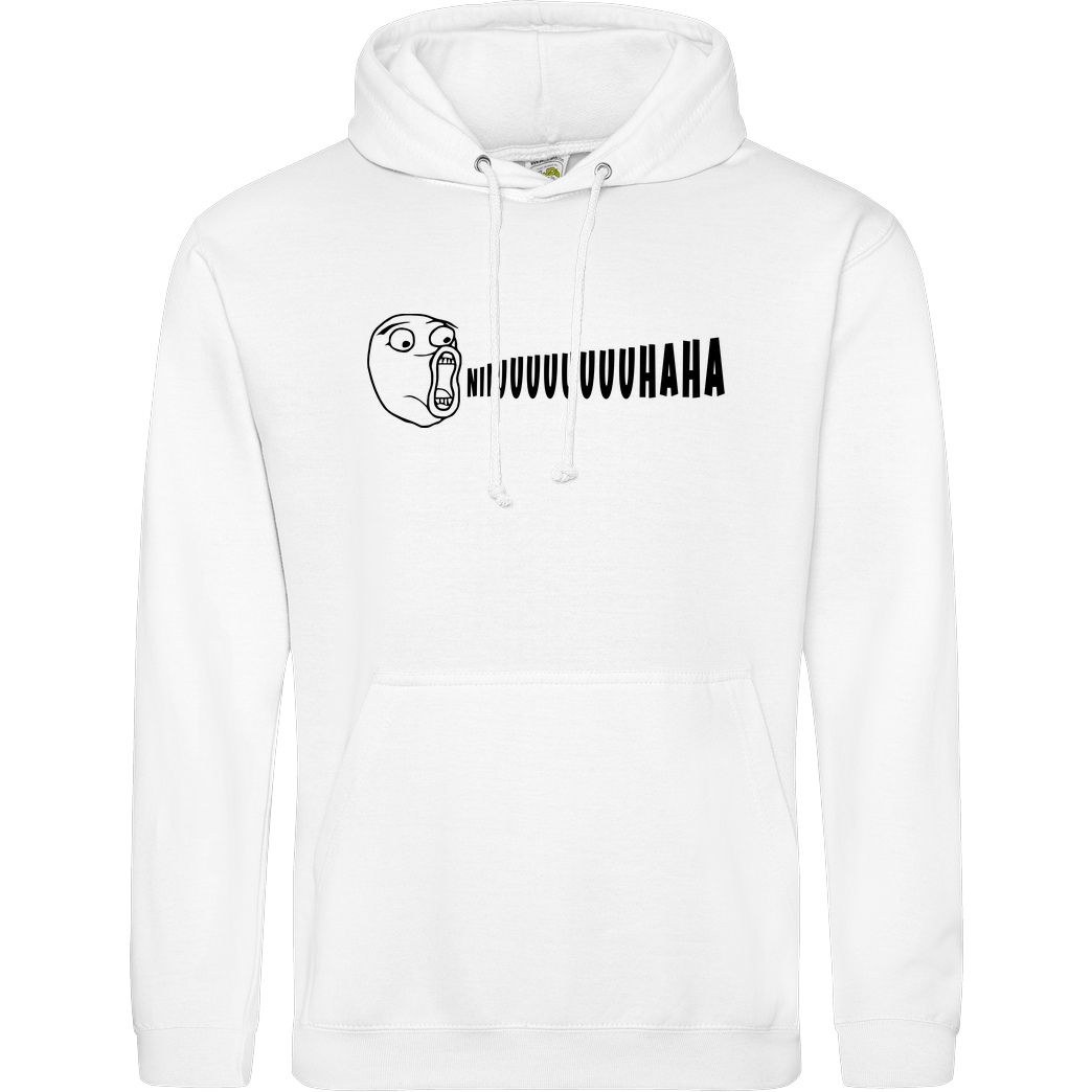 PvP PVP - Trollface Sweatshirt JH Hoodie - Weiß