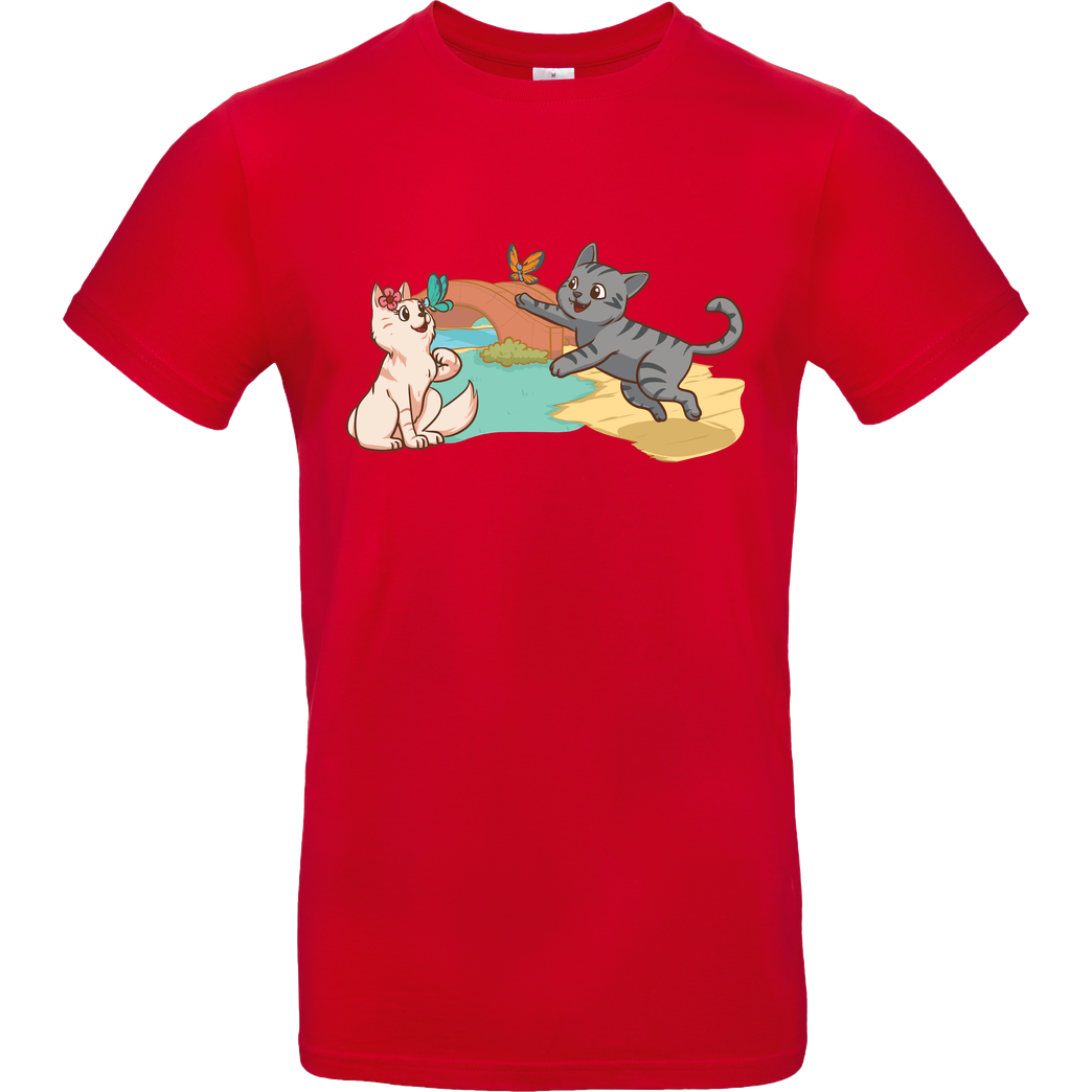 RichtigRonja RichtigRonja - Chovy&Nala T-Shirt B&C EXACT 190 - Rot