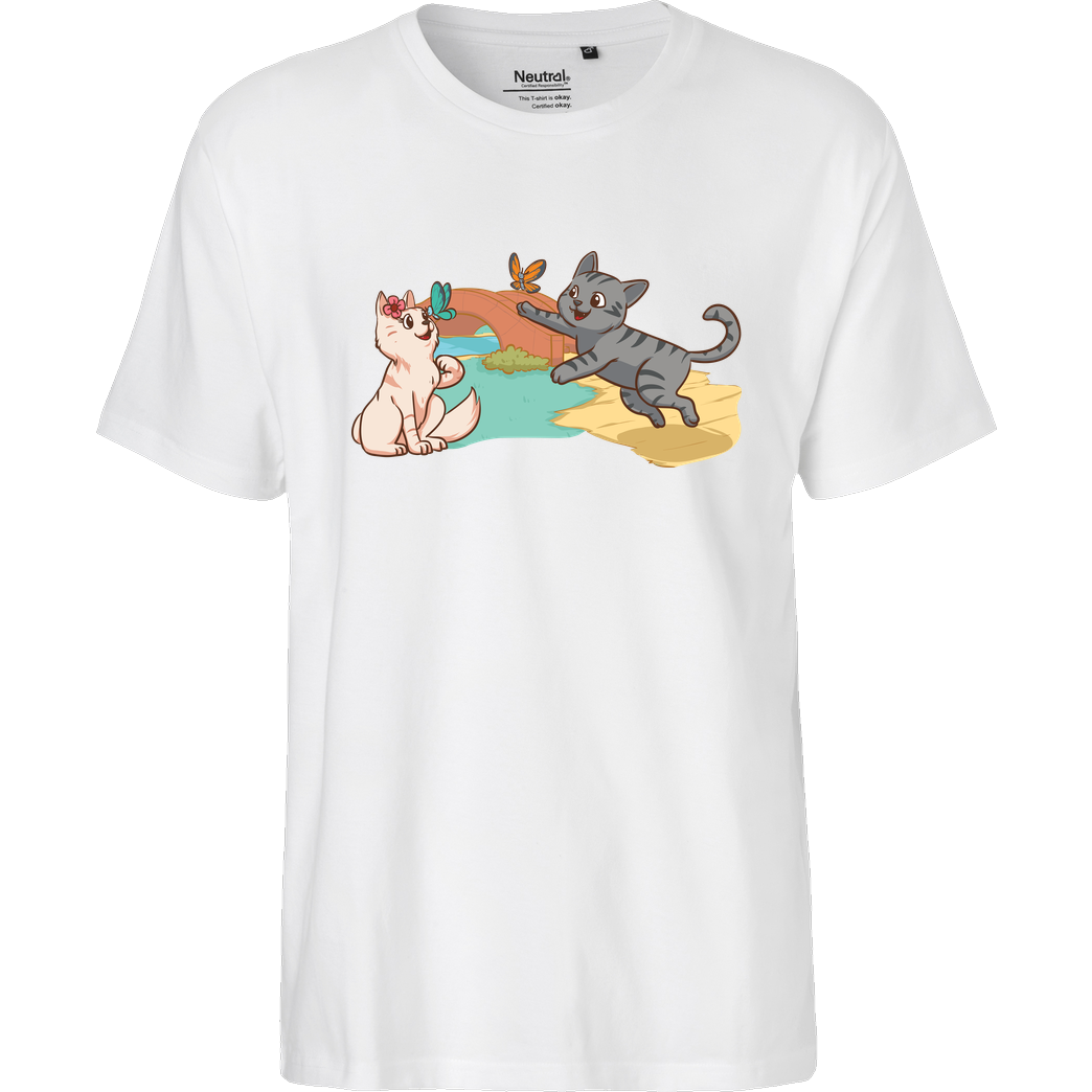 RichtigRonja RichtigRonja - Chovy&Nala T-Shirt Fairtrade T-Shirt - weiß