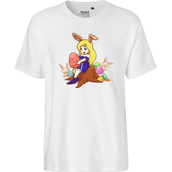 RichtigRonja - Osterhasen Prinzessin Fairtrade T-Shirt - weiß