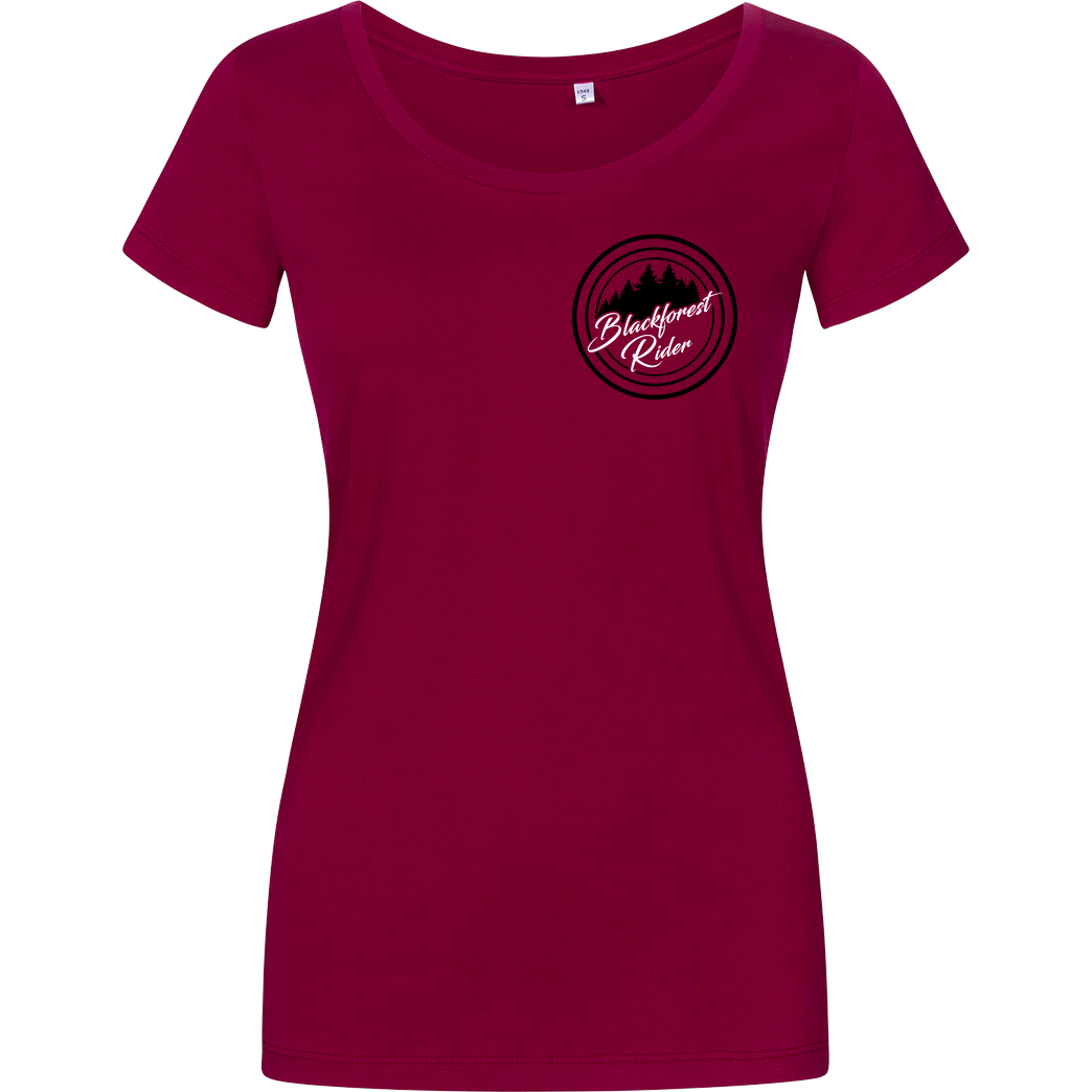 Ride-More Ridemore - BlackForestRider Pocket T-Shirt Damenshirt berry