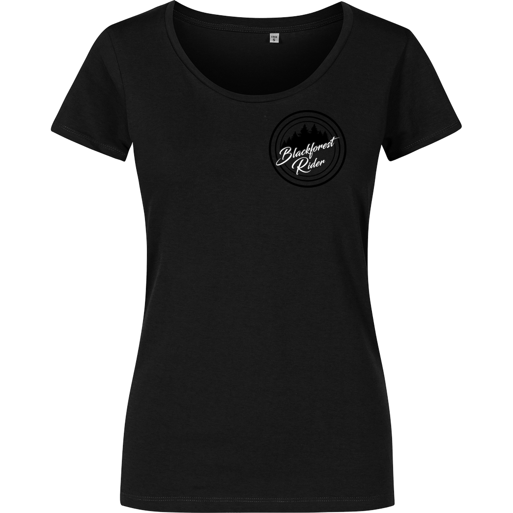 Ride-More Ridemore - BlackForestRider Pocket T-Shirt Damenshirt schwarz