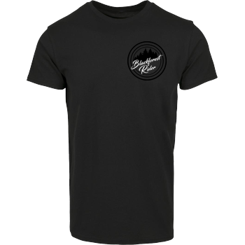 Ridemore - BlackForestRider Pocket Hausmarke T-Shirt  - Schwarz