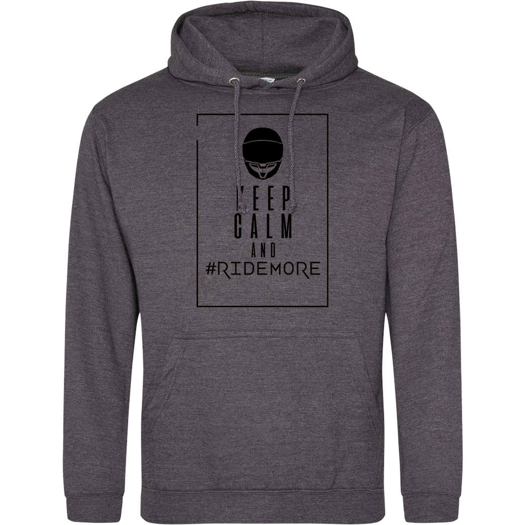 Ride-More Ridemore - Keep Calm BFR Sweatshirt JH Hoodie - Dark heather grey