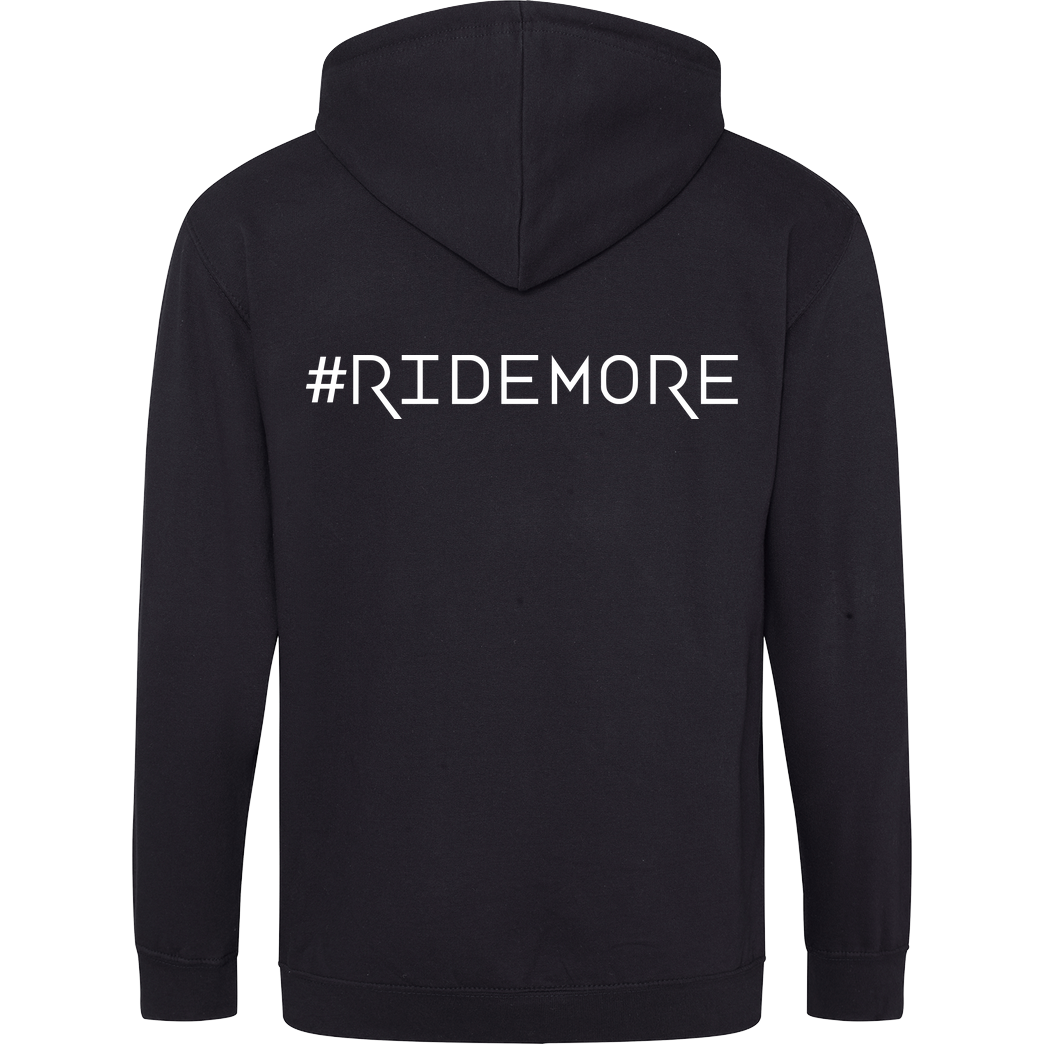 Ride-More Ridemore - #Ridemore Backprint Sweatshirt Hoodiejacke schwarz