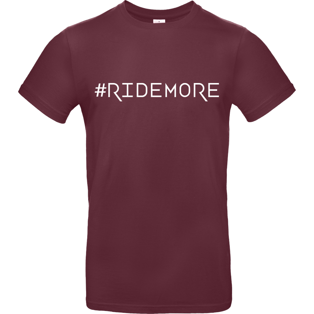 Ride-More Ridemore - #Ridemore T-Shirt B&C EXACT 190 - Bordeaux