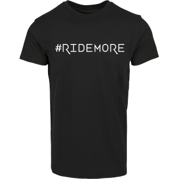 Ridemore - #Ridemore Hausmarke T-Shirt  - Schwarz