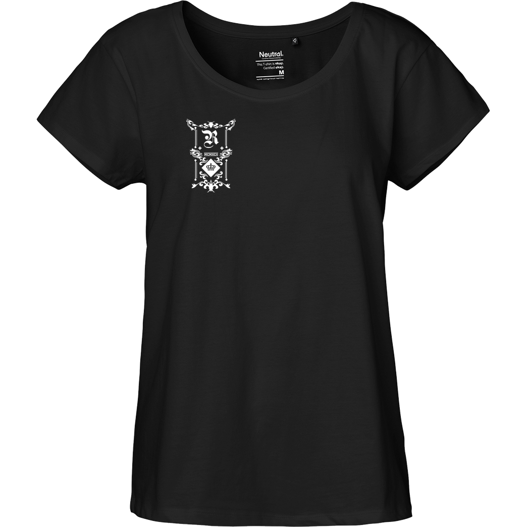 RoyaL RoyaL - Classic T-Shirt Fairtrade Loose Fit Girlie - schwarz