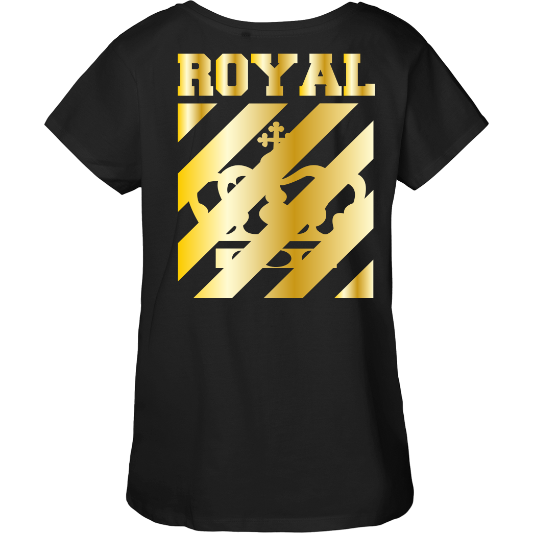 RoyaL RoyaL - King T-Shirt Fairtrade Loose Fit Girlie - schwarz