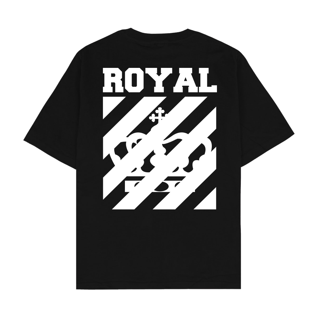 RoyaL RoyaL - King T-Shirt Oversize T-Shirt - Schwarz