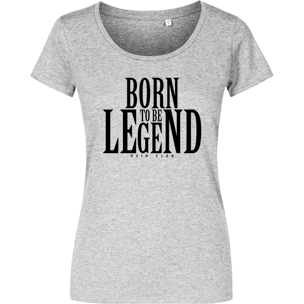 RuiN Ruin - Legend T-Shirt Damenshirt heather grey