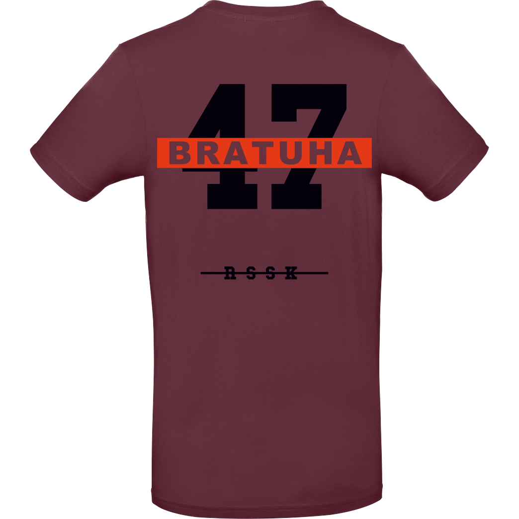 Russak Russak - Bratuha T-Shirt B&C EXACT 190 - Bordeaux