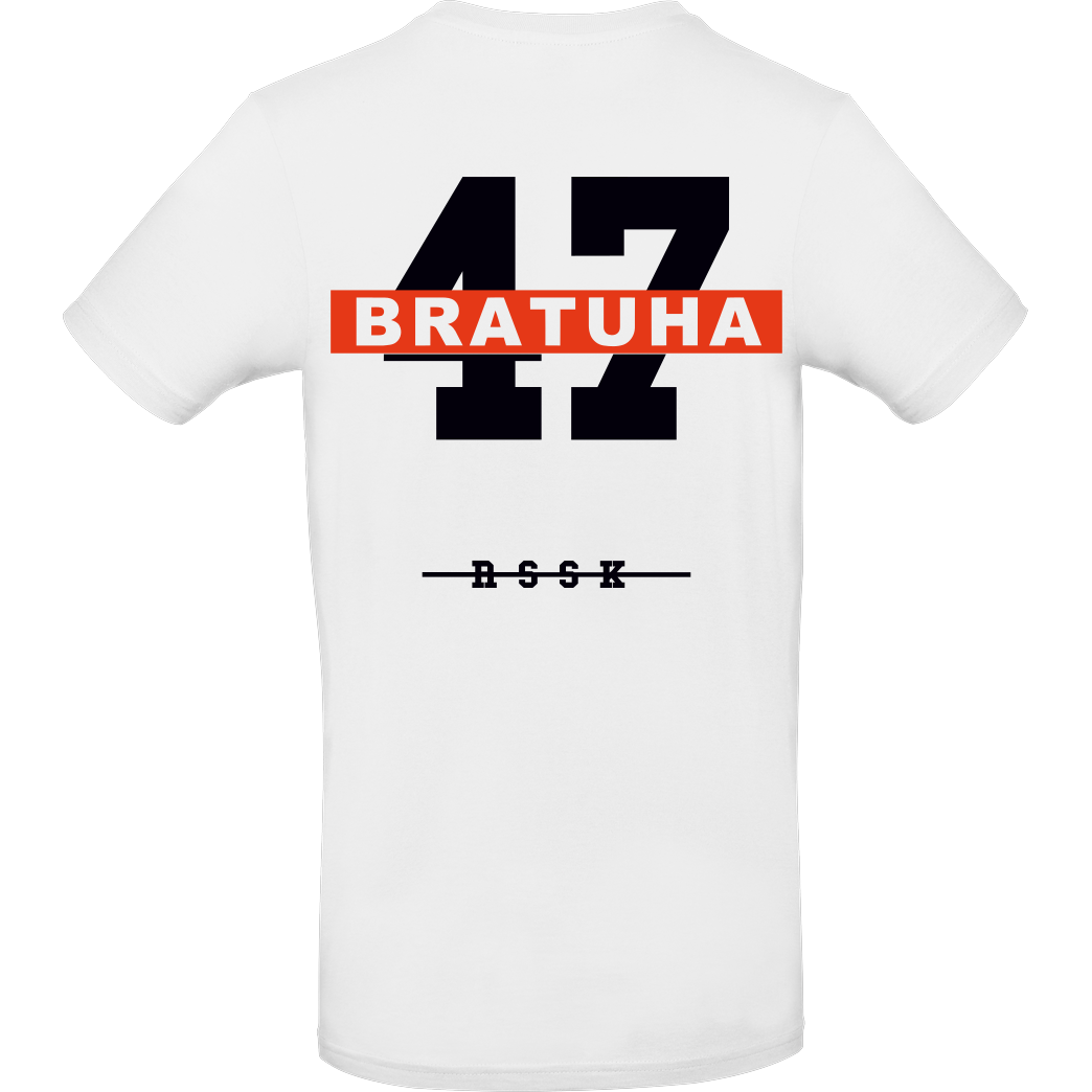 Russak Russak - Bratuha T-Shirt B&C EXACT 190 - Weiß
