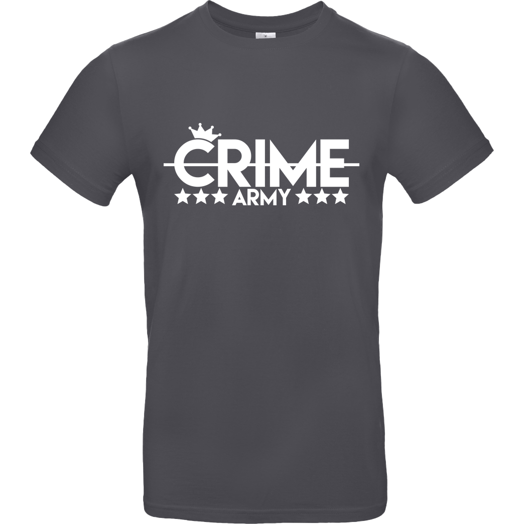 Sandro Crime SandroCrime - Crime Army T-Shirt B&C EXACT 190 - Dark Grey